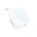 US / AU standard Livolo ignifuge top qualité interrupteur à distance mode blanc cristal verre interrupteur mural alimentation VL-C303R-81